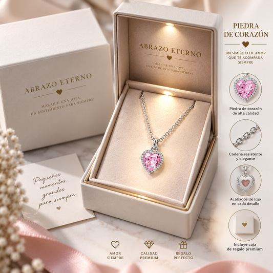 Collar Piedra de corazon